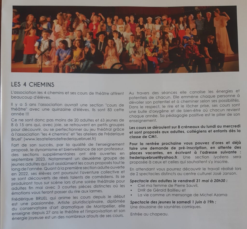 Magazine "Fabrègues Info" - bulletin municipal 2024